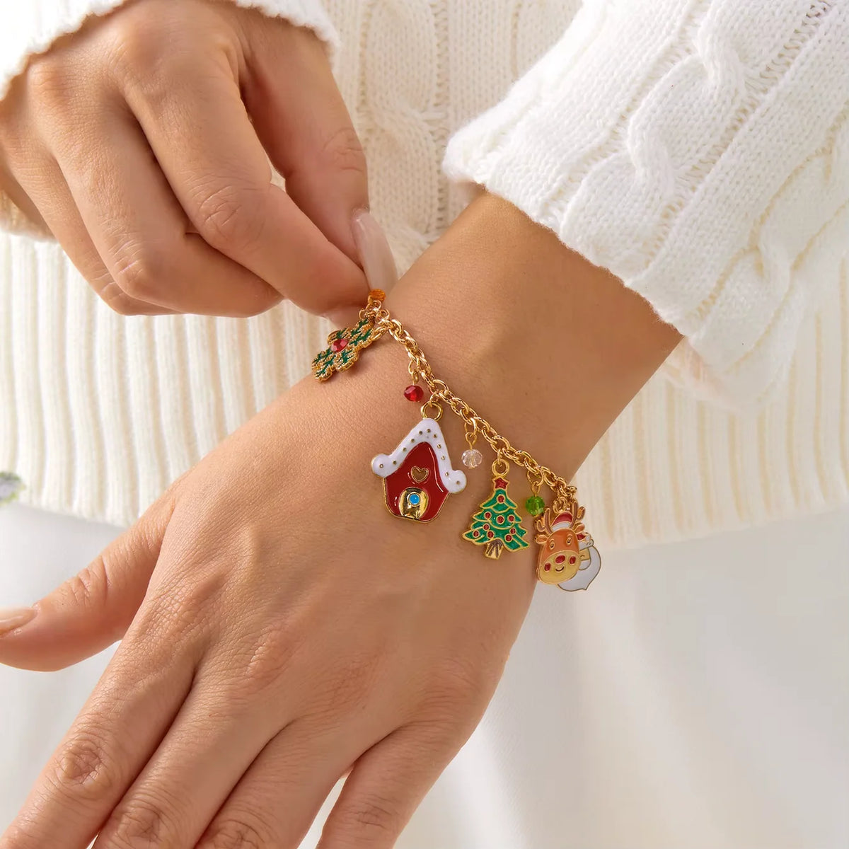 Christmas Santa Claus Chain Bracelet