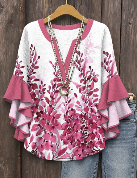 ELENORA | Whisper Ruffle Blouse