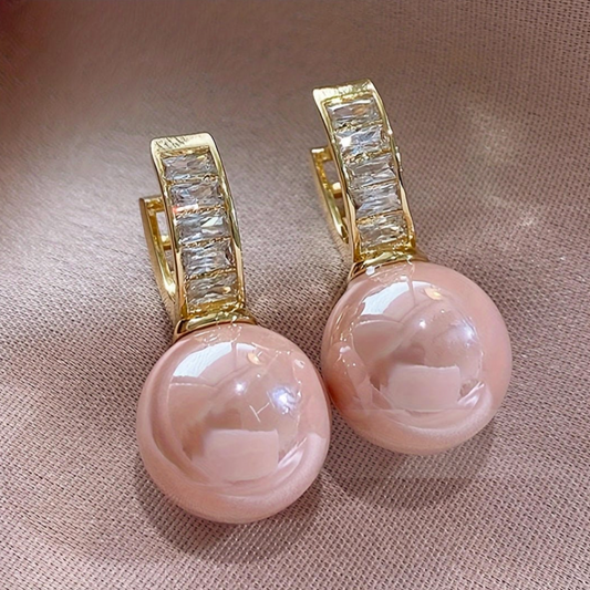 Blush Pearl Earrings – Wear Hope for Breast Cancer