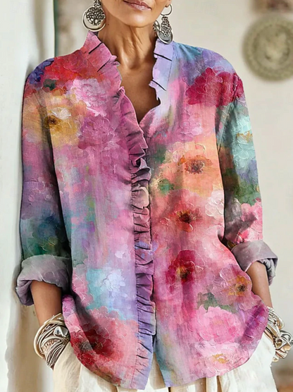 Wear Pink | Eline Flower Blouse