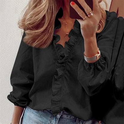 NORA |  Ruffle Blouse