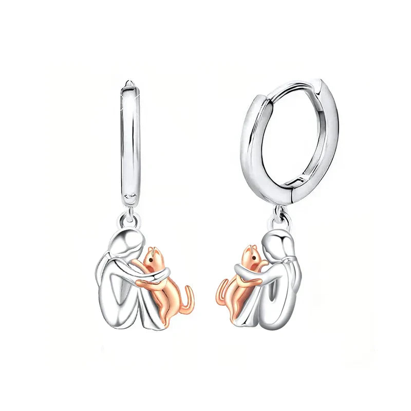 Harbour & Co | Cat Embrace Earring (Round Closure)
