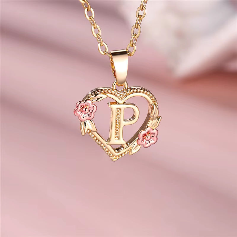 Breast Cancer Awareness - Personalized Letter Necklaces