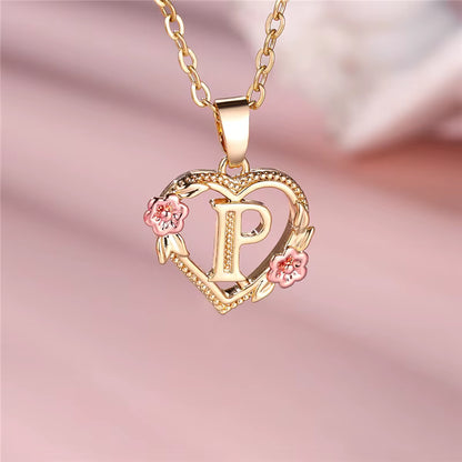 Breast Cancer Awareness - Personalized Letter Necklaces