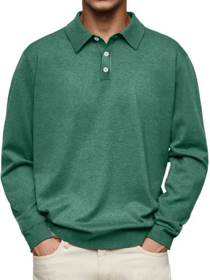 AIDEN | Long Sleeve Polo