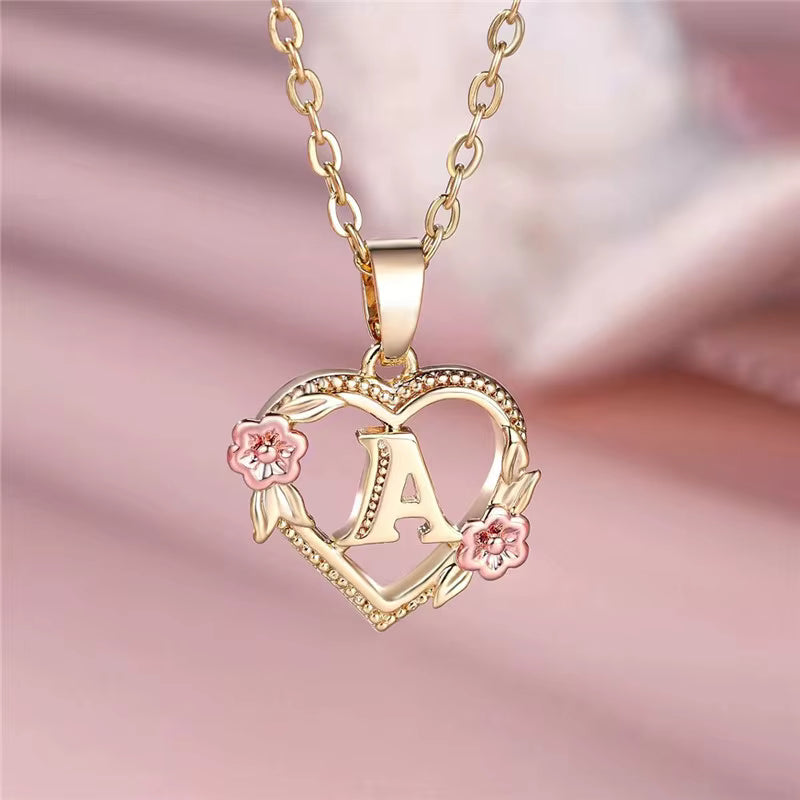 Breast Cancer Awareness - Personalized Letter Necklaces