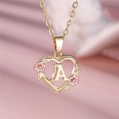 Breast Cancer Awareness - Personalized Letter Necklaces