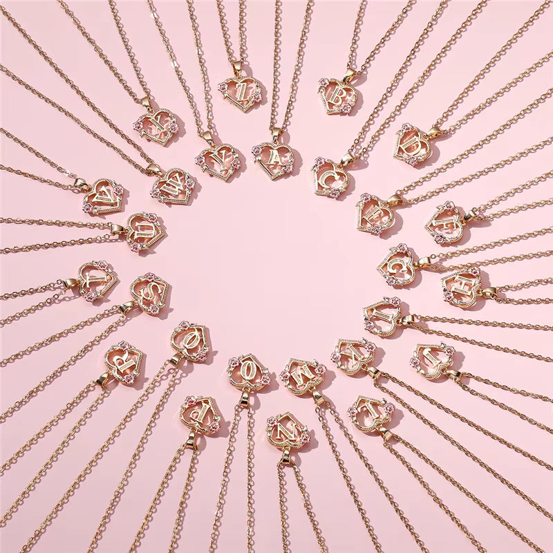 Breast Cancer Awareness - Personalized Letter Necklaces