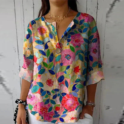 Heleina | Floral Vintage Blouse