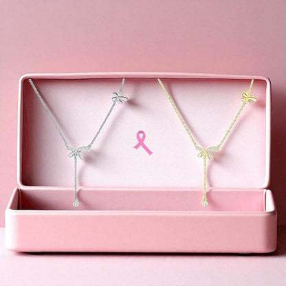 Breast Cancer Support Necklace | 1+1 Free