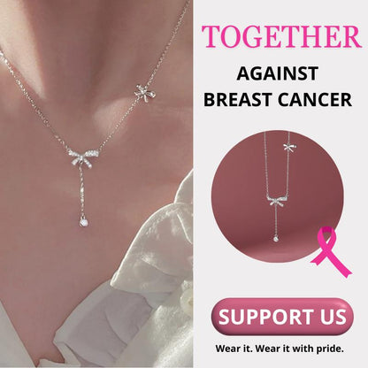 Breast Cancer Support Necklace | 1+1 Free