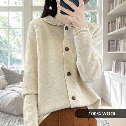 ADALINE | Wool Cardigan 100% Pure Wool
