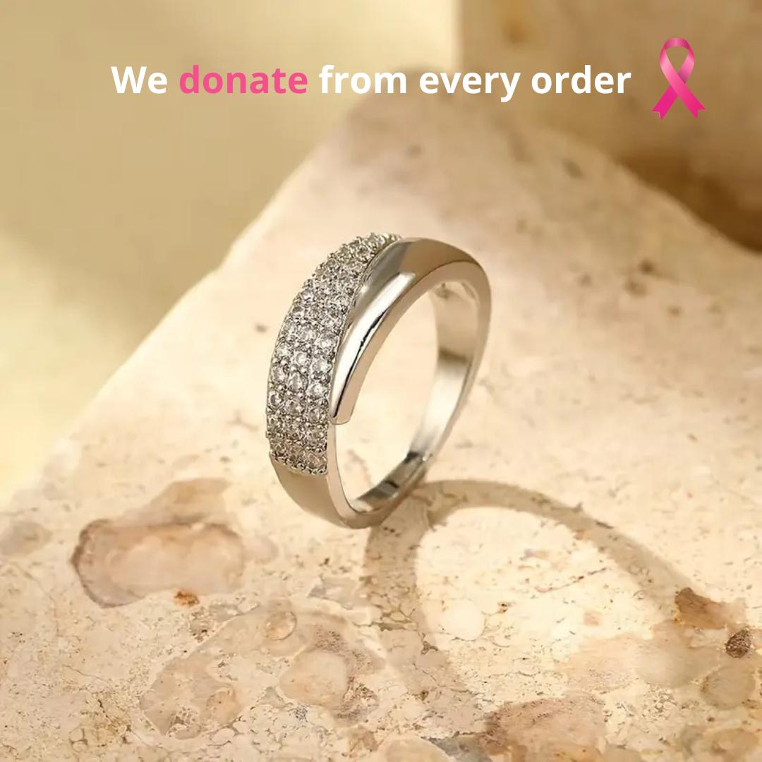 Breast Cancer Support Ring | Get 1+1 Free!