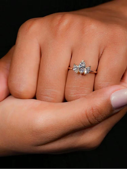 All Cancer Awareness Limited Edition Elegant Teardrop Ring | 1+1 Free