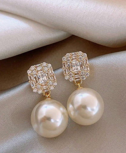 Breast Cancer Awareness | Luxe Pearl Earrings  | 1+1 Free Today