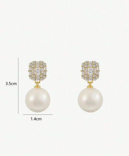 Breast Cancer Awareness | Luxe Pearl Earrings  | 1+1 Free Today