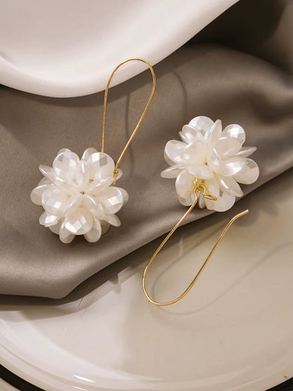 Breast Cancer Awareness | Blooming Pearl Earrings  | 1+1 Free Today