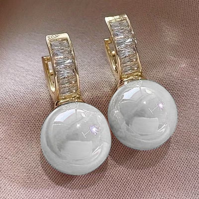 Breast Cancer Awareness Blush Pearl Earrings | 1+1 Free Today