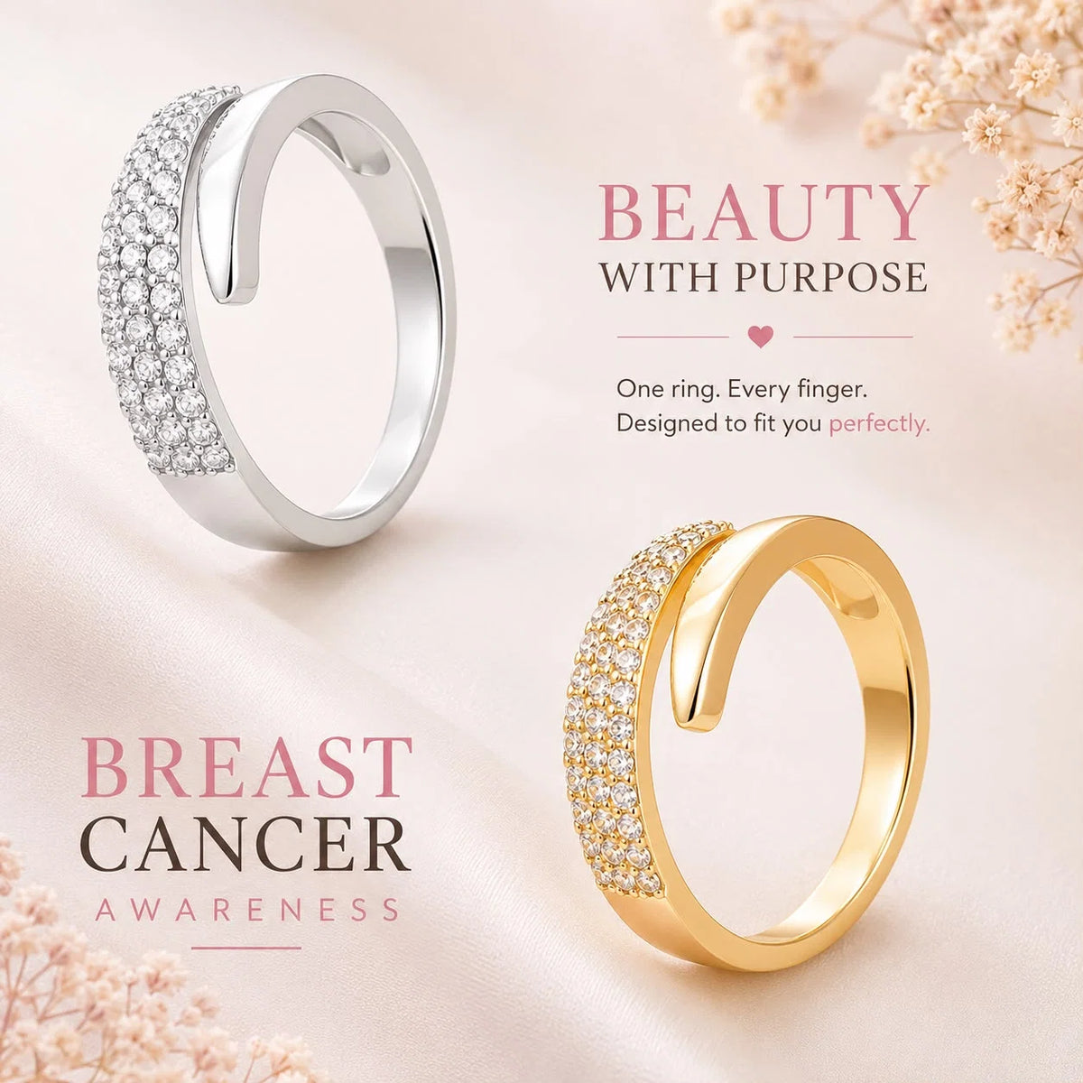 Breast Cancer Support Ring