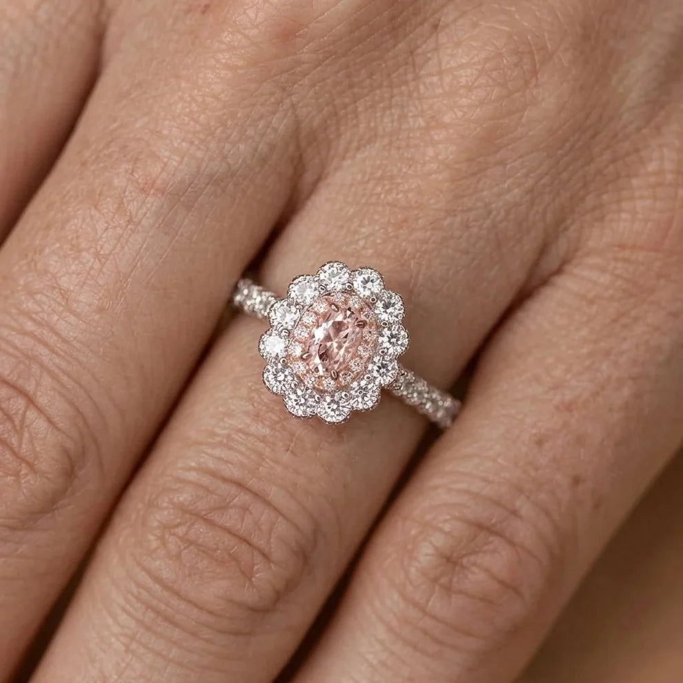 Blooming Ribbon Ring | Breast Cancer Awareness