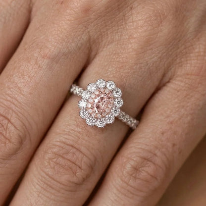 Blooming Ribbon Ring | Breast Cancer Awareness