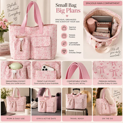 Breast Cancer Awareness Ribbon Bag