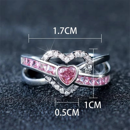 Double Love Ring | Breast Cancer Awareness