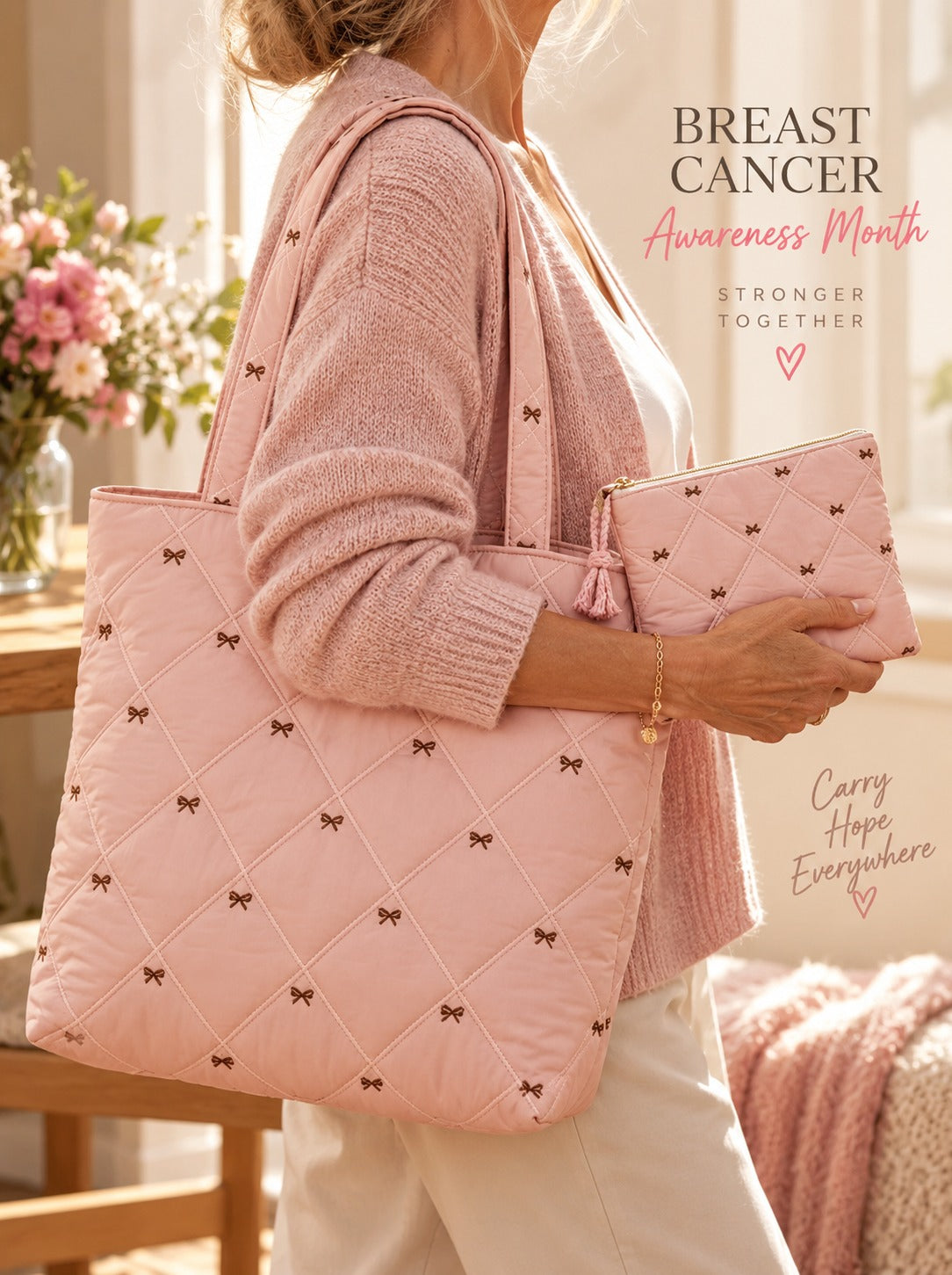 Ribbons Pink Bag 2026