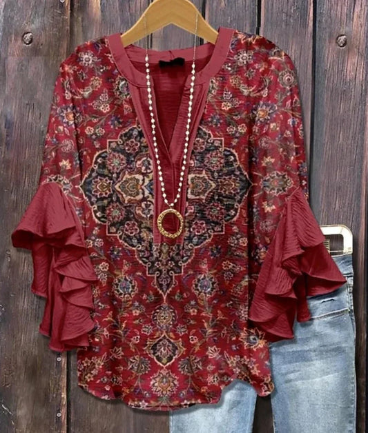 ELENORA | Whisper Ruffle Blouse