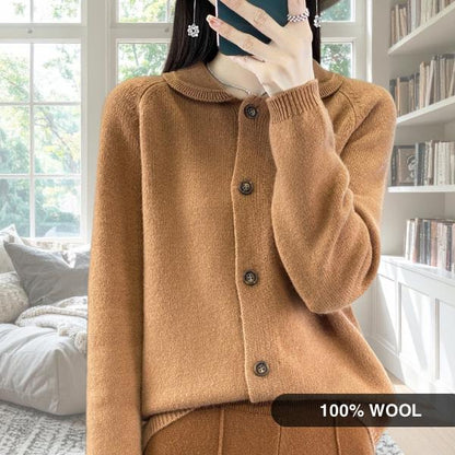 ADALINE | Wool Cardigan 100% Pure Wool