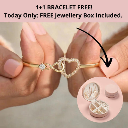 Breast Cancer Support Heart Bracelets | 1+1 FREE TODAY