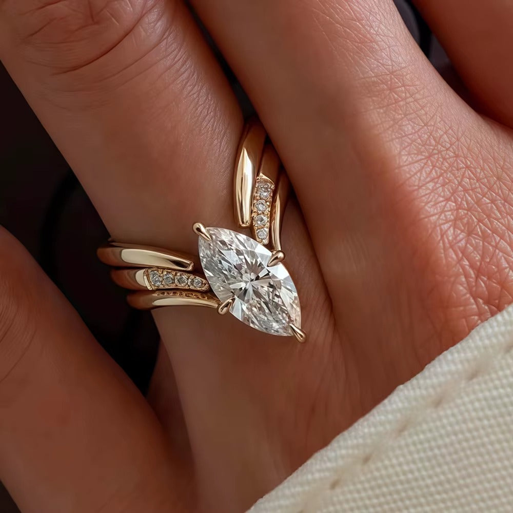 Elegant Drop Ring | Support Breast Cancer | Get 1+1 Free