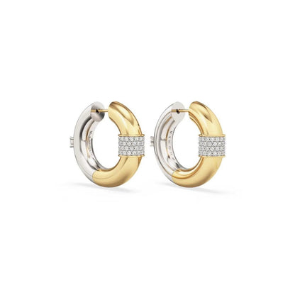 Sophisticated Breast Cancer Awareness Earrings | Stainless Steel Elegance | 1+1 Free