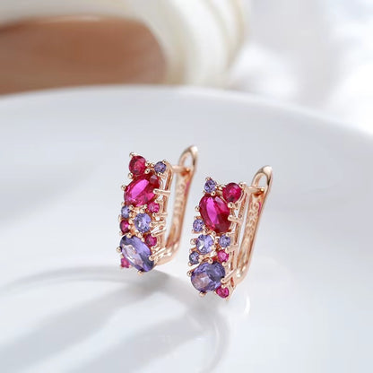 Breast Cancer Awareness Vintage Zircon Earrings | 1+1 Free Today