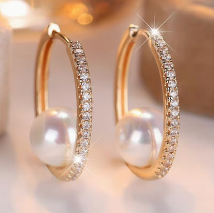 Breast Cancer Awareness | Sparkle Hoop Earrings | 1+1 Free Today