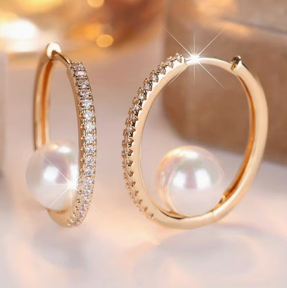 Breast Cancer Awareness | Sparkle Hoop Earrings | 1+1 Free Today