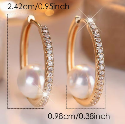 Breast Cancer Awareness | Sparkle Hoop Earrings | 1+1 Free Today