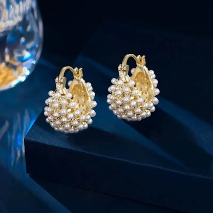Breast Cancer Awareness | Royal Fresh Pearl Earrings | 1+1 Free Today