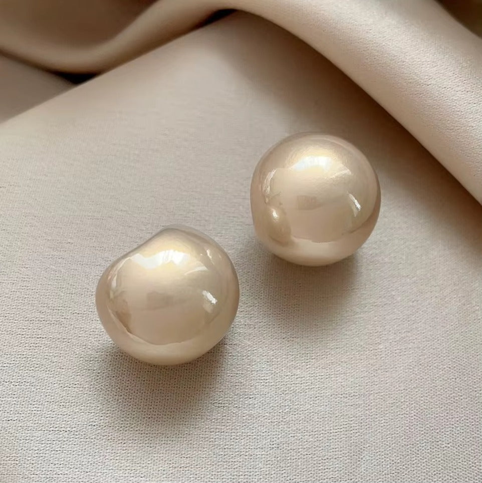 Breast Cancer Awareness | Minimalist Pearls Earrings | 1+1 Free Today