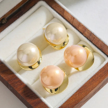 Breast Cancer Awareness | Fresh Water Pearl Earrings Classic | 1+1 Free Today