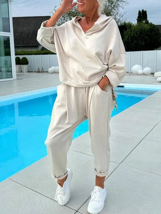 Hazel | Cozy Hooded Sweatshirt Set