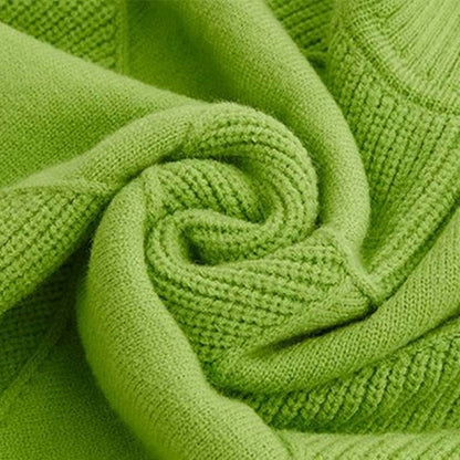 DENISE – Casual Solid Color Knit Sweater