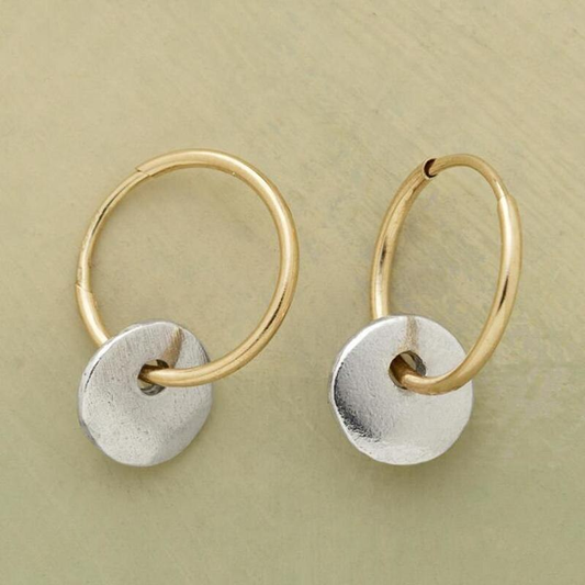 Handmade Elegant Hoop Earrings