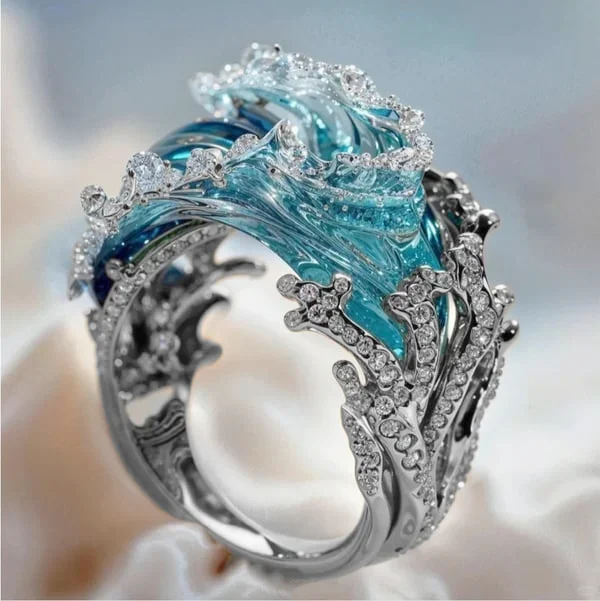 Ocean's Embrace Ring: Timeless Elegance