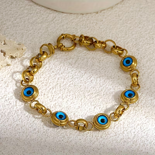 Gold Nazar Bracelet