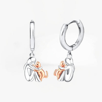 Harbour & Co | Cat Embrace Earring (Round Closure)