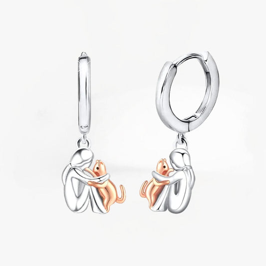 Harbour & Co | Cat Embrace Earring (Round Closure)