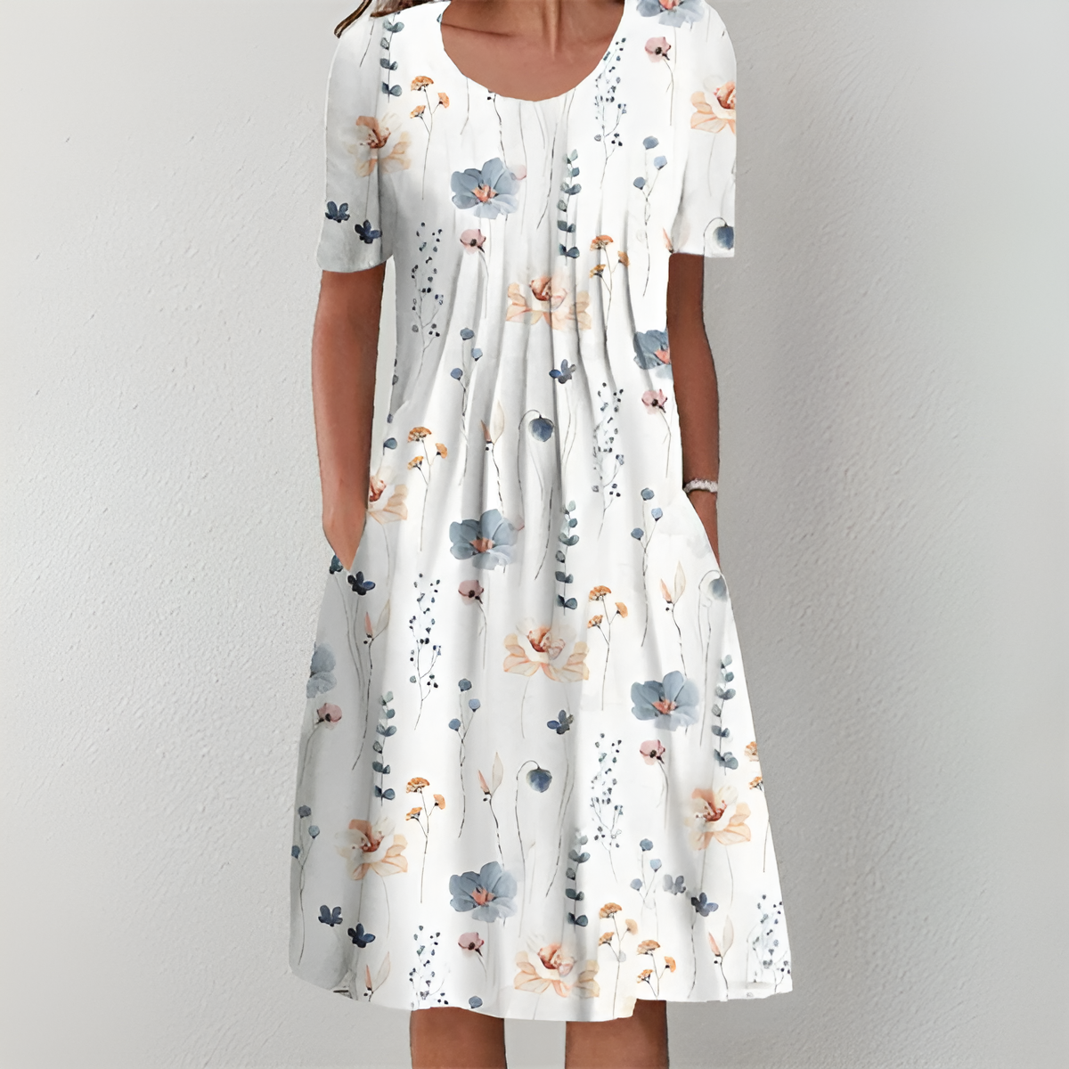 Noemi | Comfortable Classic Floral Dress